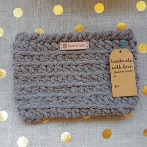 Handmade Crochet Personal Planner Size Pouch/Cozie